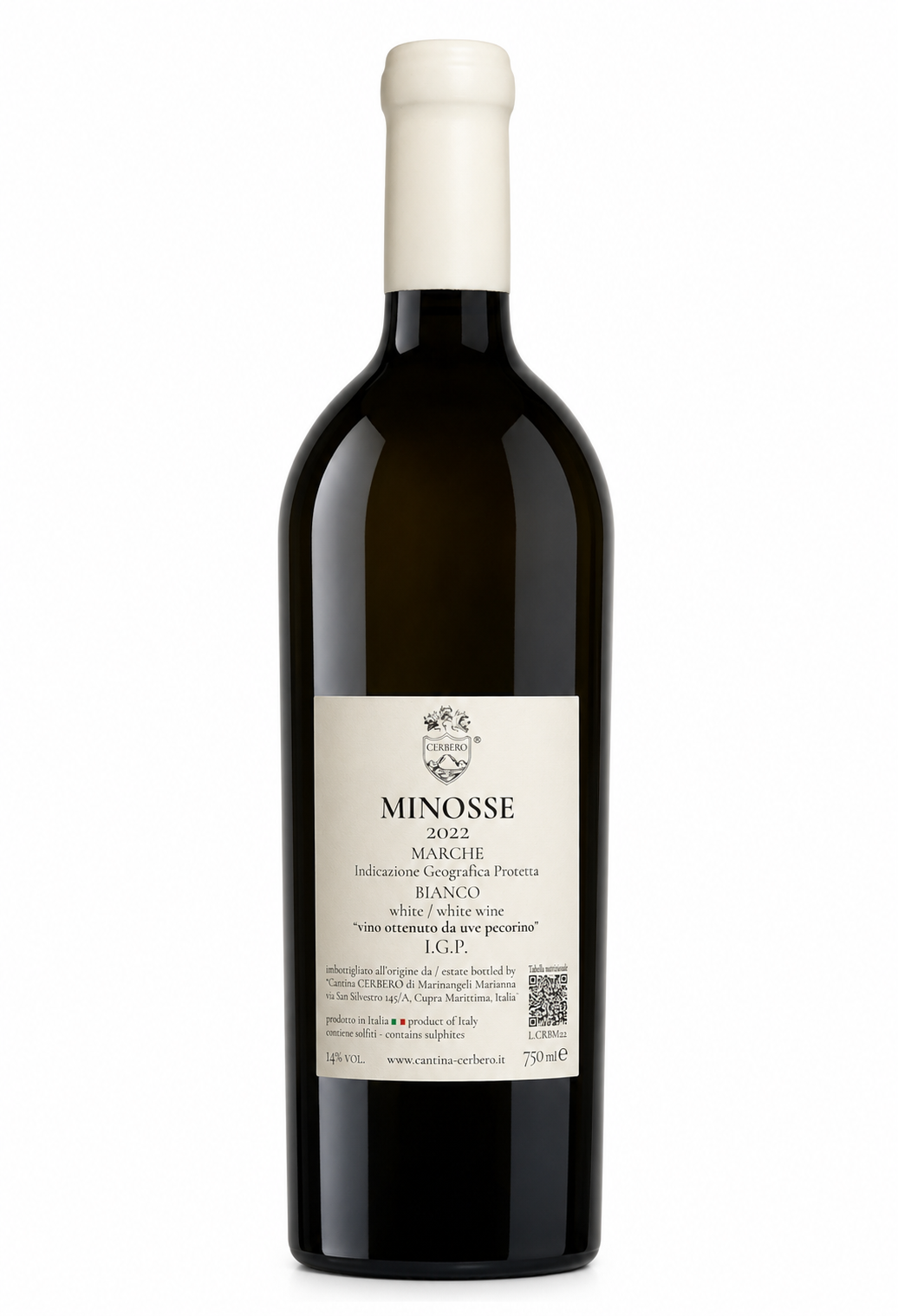 Minosse — Back label